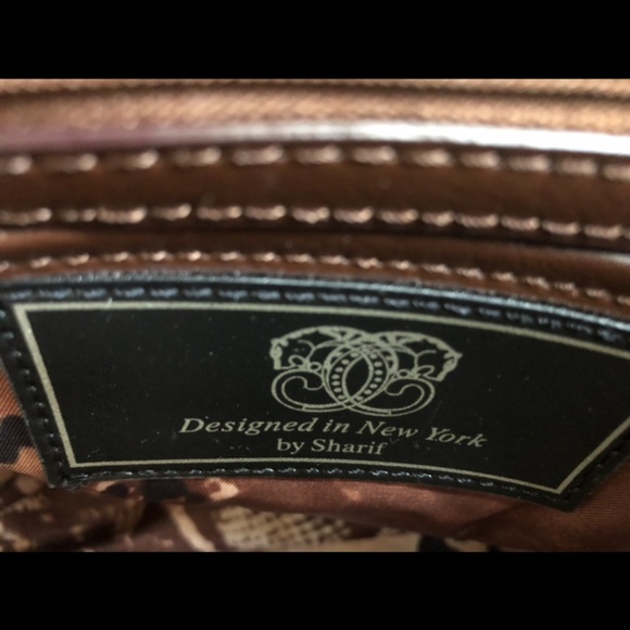 Sale! New Sharif Celadon Leather Embroidered Floral Bag & Vera Bradley Wallet - Picture 10 of 14